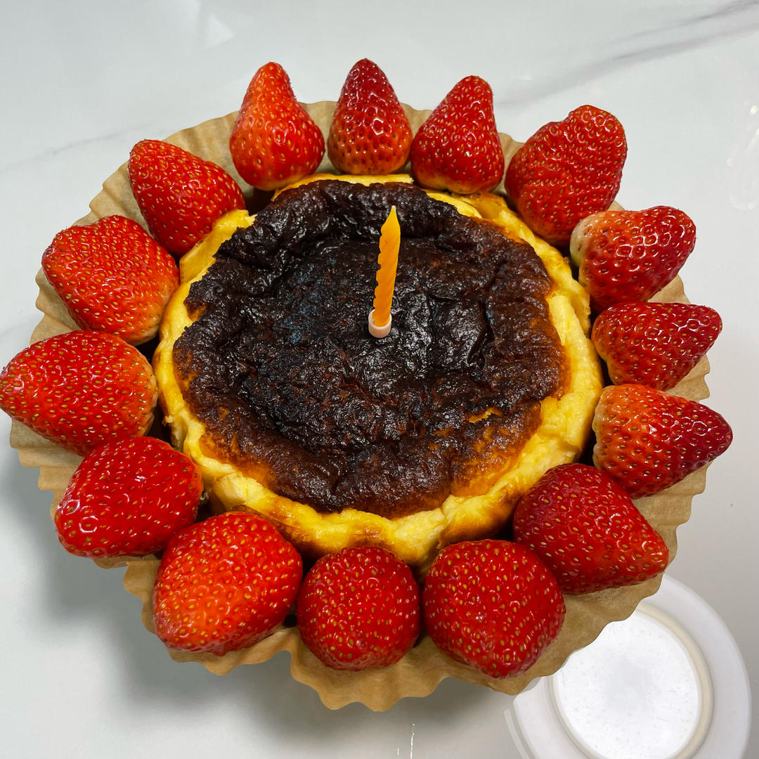 酸奶巴斯克蛋糕（减脂无奶油）