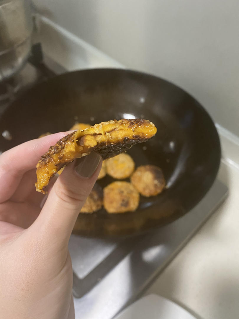 南瓜芝麻红豆饼