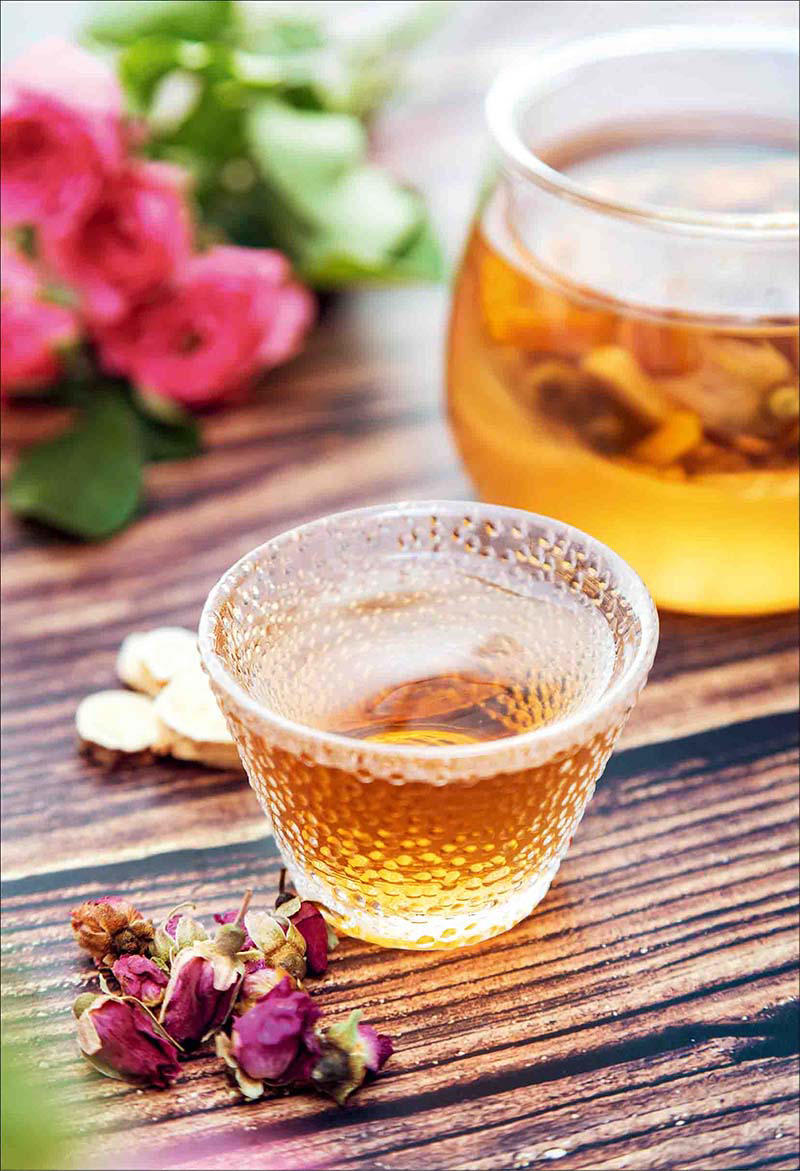 陈皮玫瑰花代茶饮（化痰祛湿）的做法