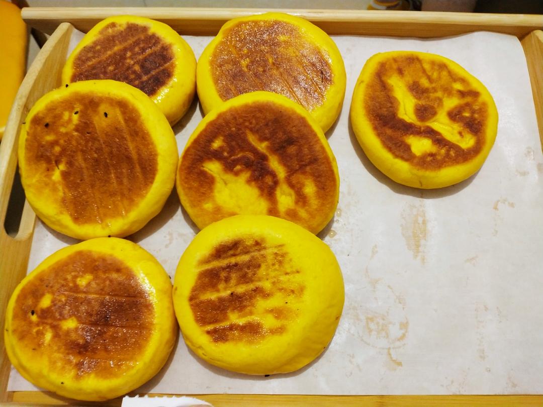 堂妈小厨——发面南瓜饼