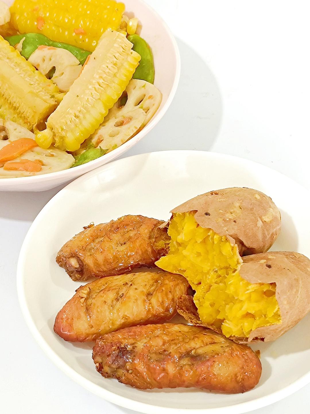 鲜嫩多汁的无油炸鸡腿！（空气炸锅）