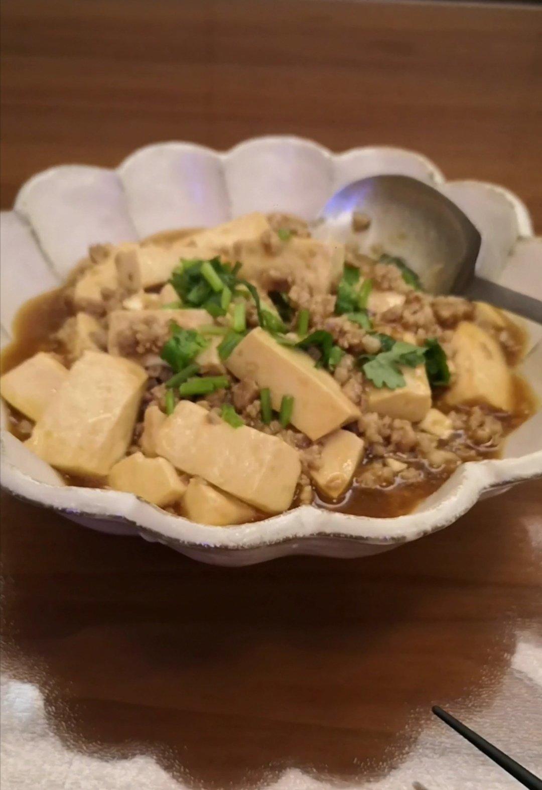 肉末豆腐👩‍🍳拌饭太好吃啦！手残党必学