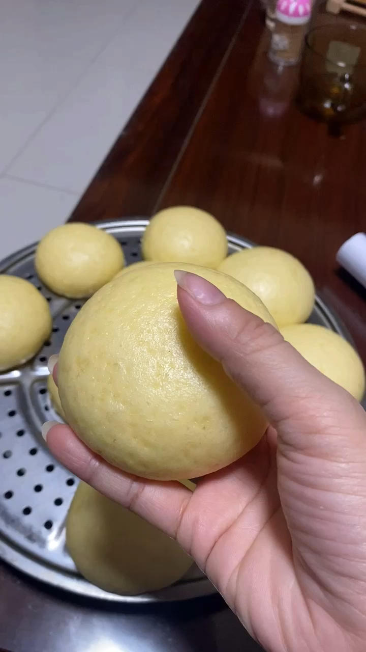 🔥一次性发酵的玉米面馒头‼️