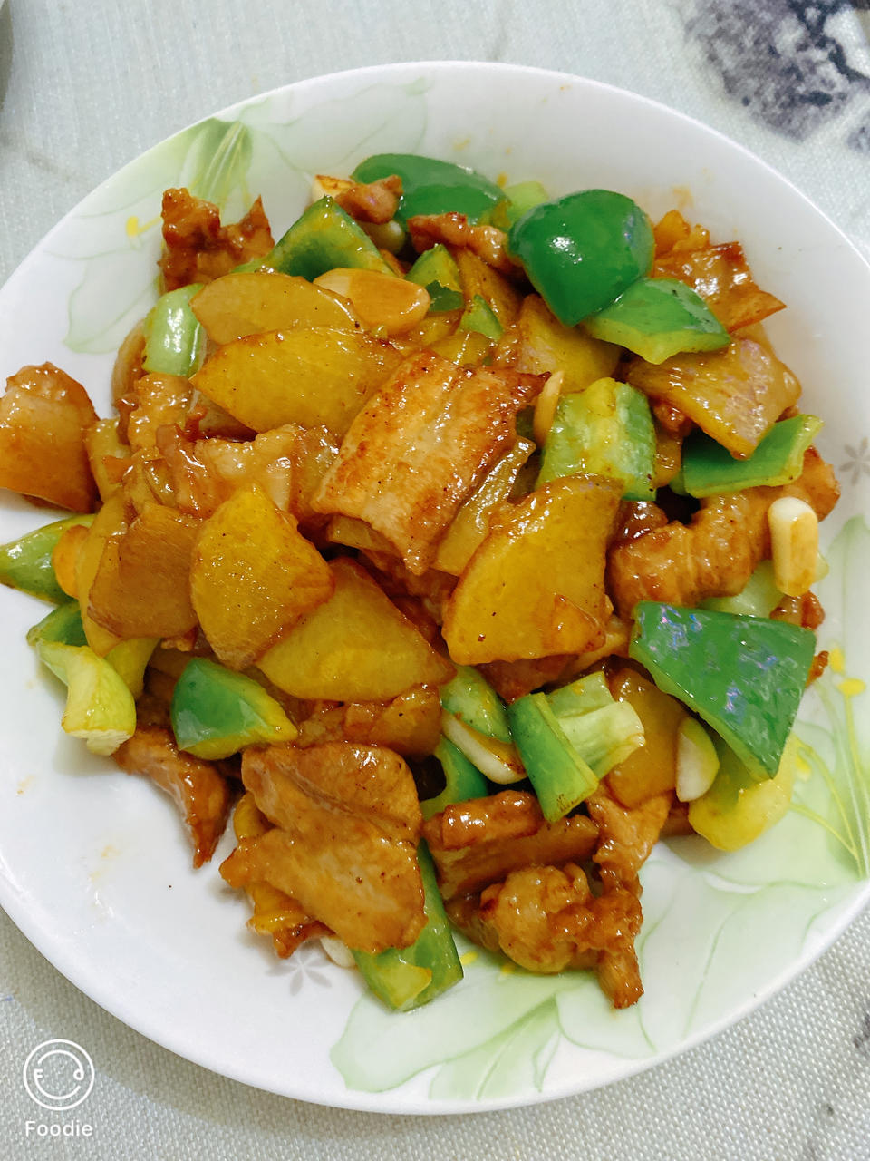 土豆辣子炒肉片