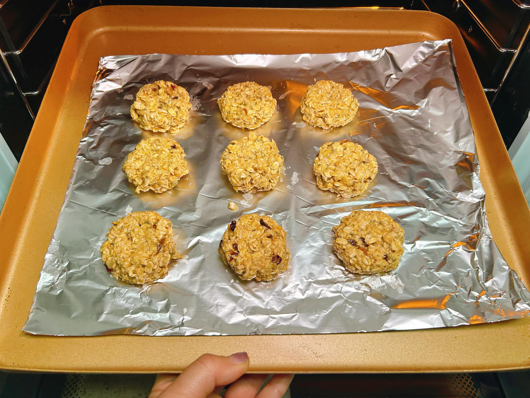 无油香蕉燕麦饼干