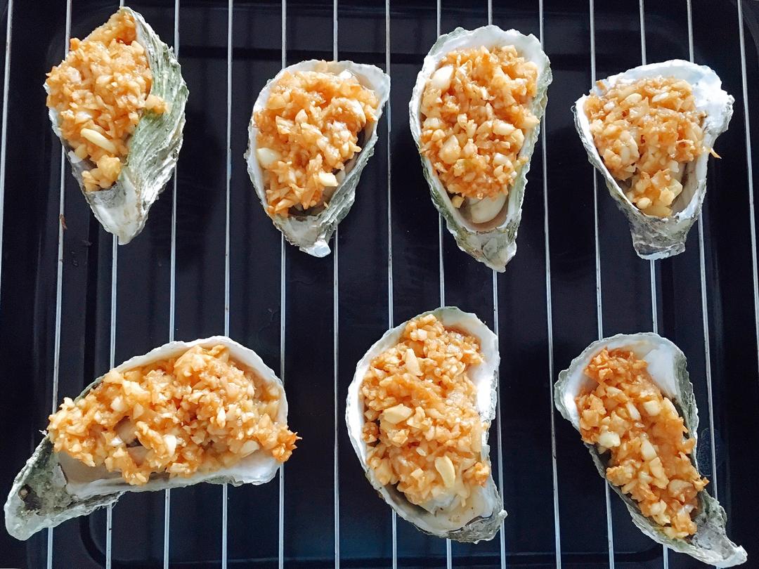 蒜蓉烤生蚝（烤箱版首发）