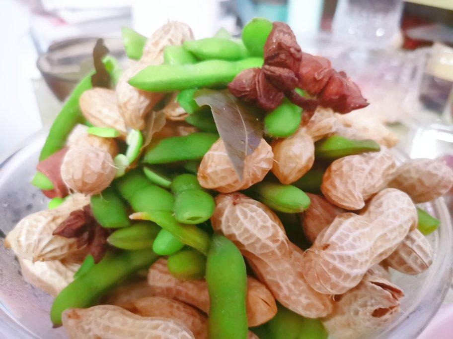 夏日必备煮五香毛豆花生🥜