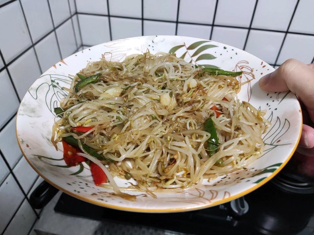 爆炒绿豆芽