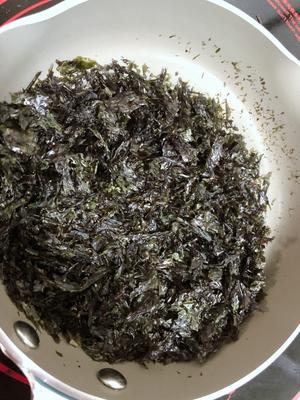 海苔黑芝麻粉宝宝辅食系列（紫菜版）的做法 步骤6