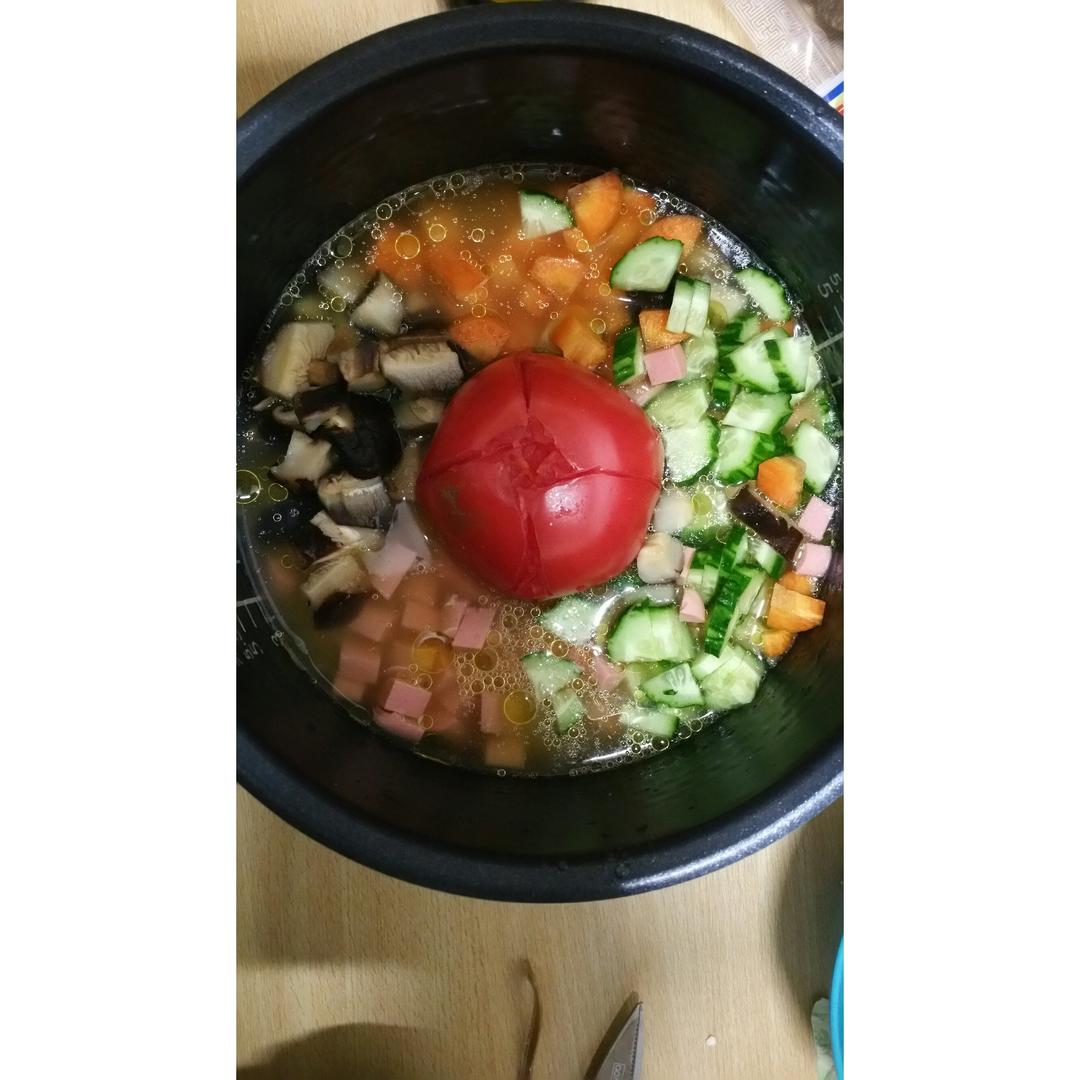 就是任性整个番茄饭豪华版