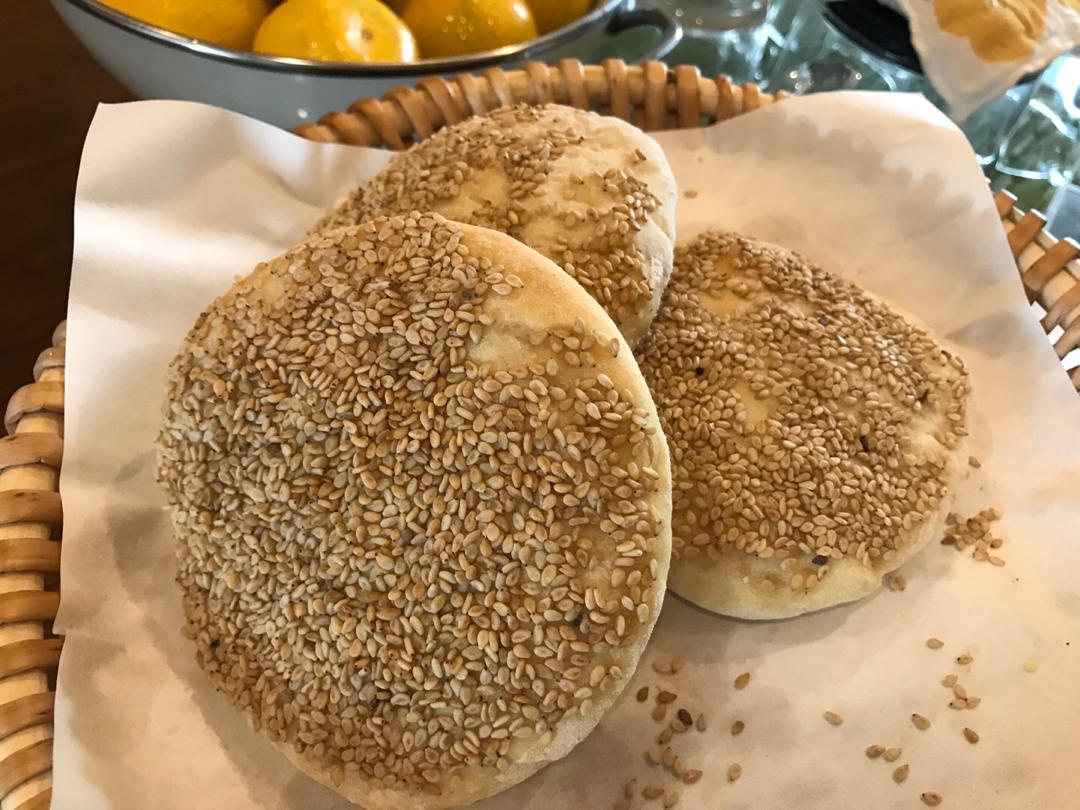 老北京五香麻酱烧饼