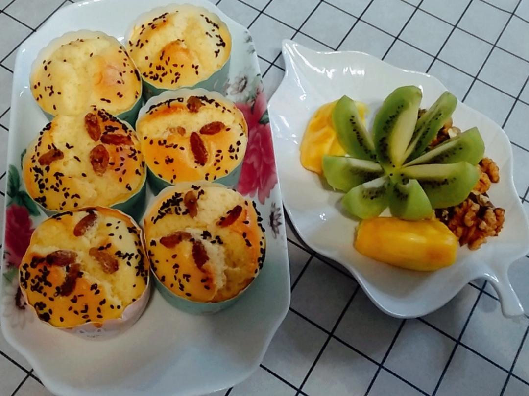 戚风蛋糕（以蜂蜜代替部分白糖）