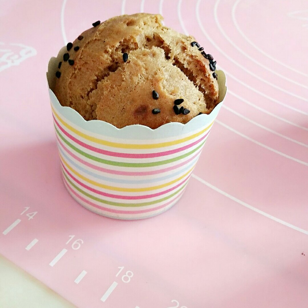 红糖全麦香蕉马芬