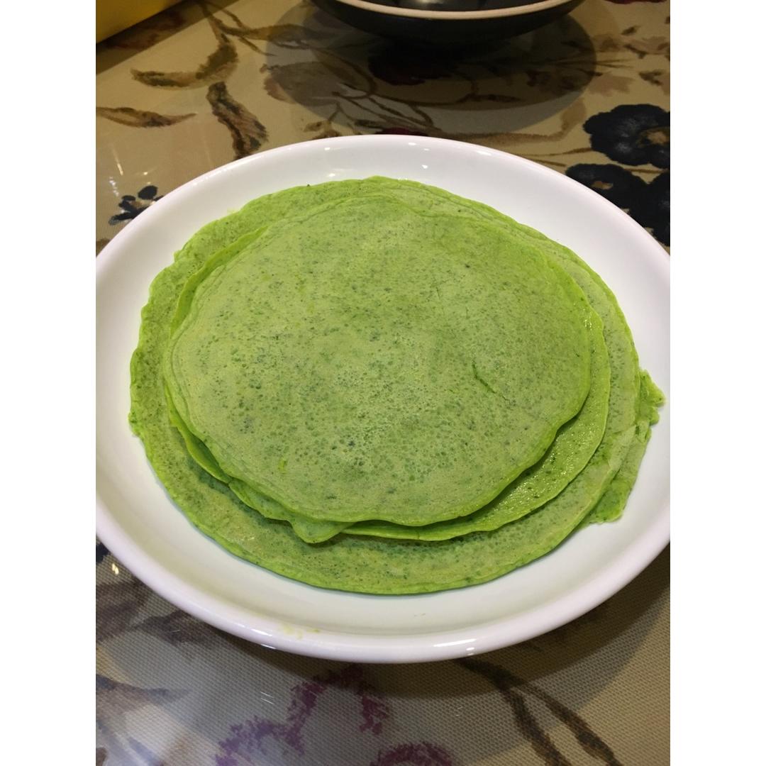 菠菜蛋饼