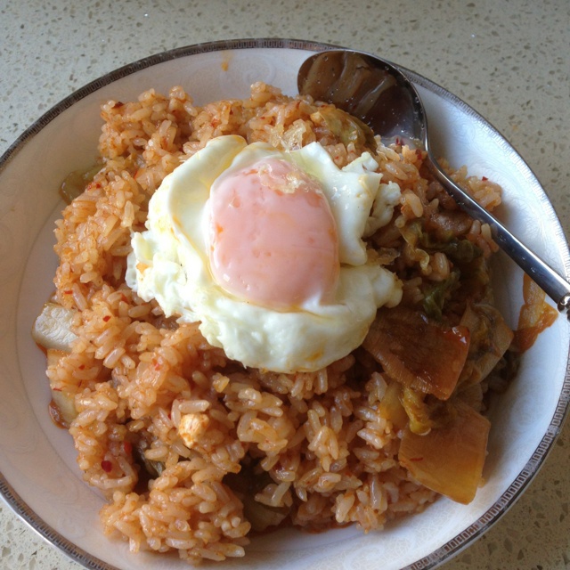 韩式辣白菜炒饭