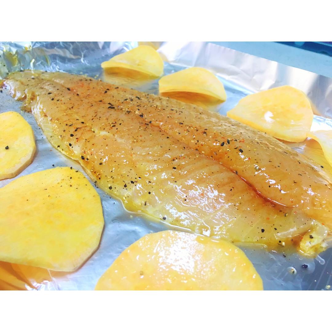 让烤箱动起来--意式香料烤龙利鱼