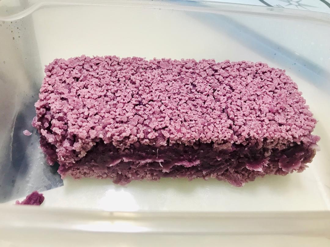 紫薯松糕 宝宝辅食食谱