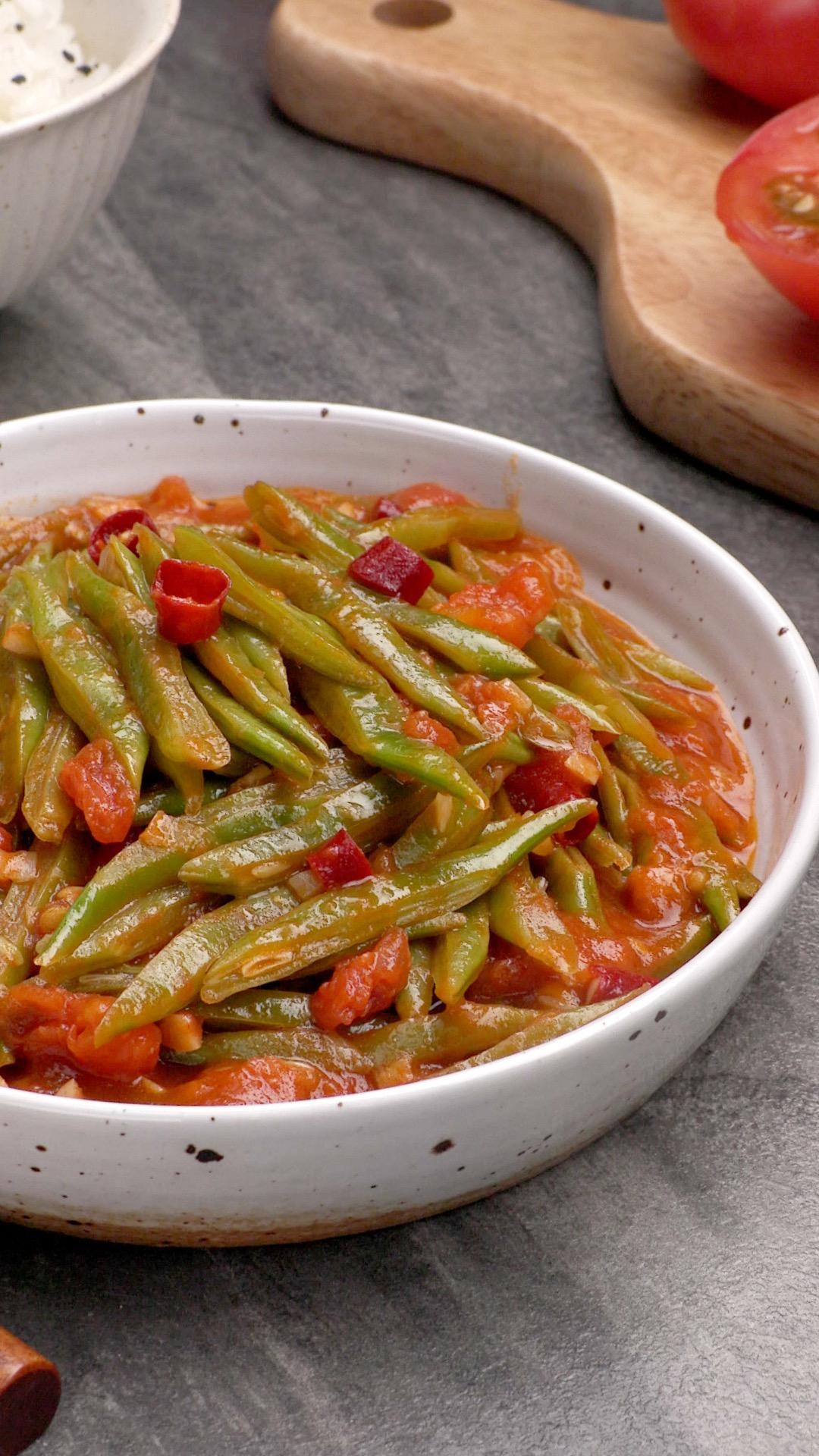 番茄豆角丝