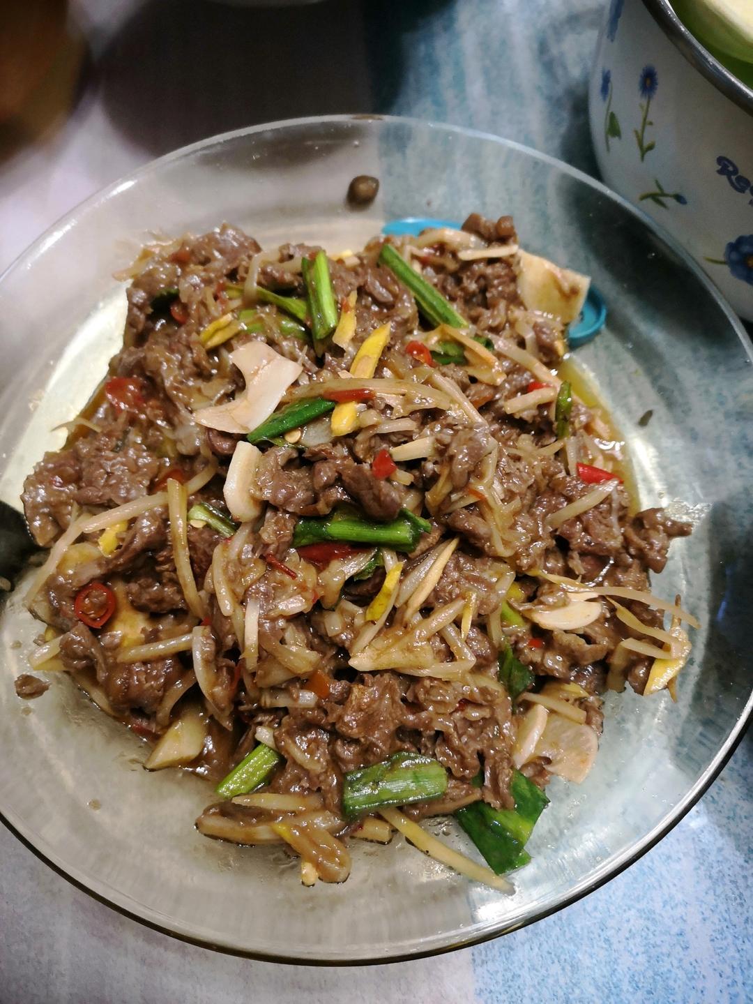 傣味酸笋炒牛肉