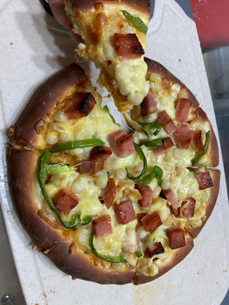 🍕单手披萨｜卡卡爸·教小白｜第一张披萨