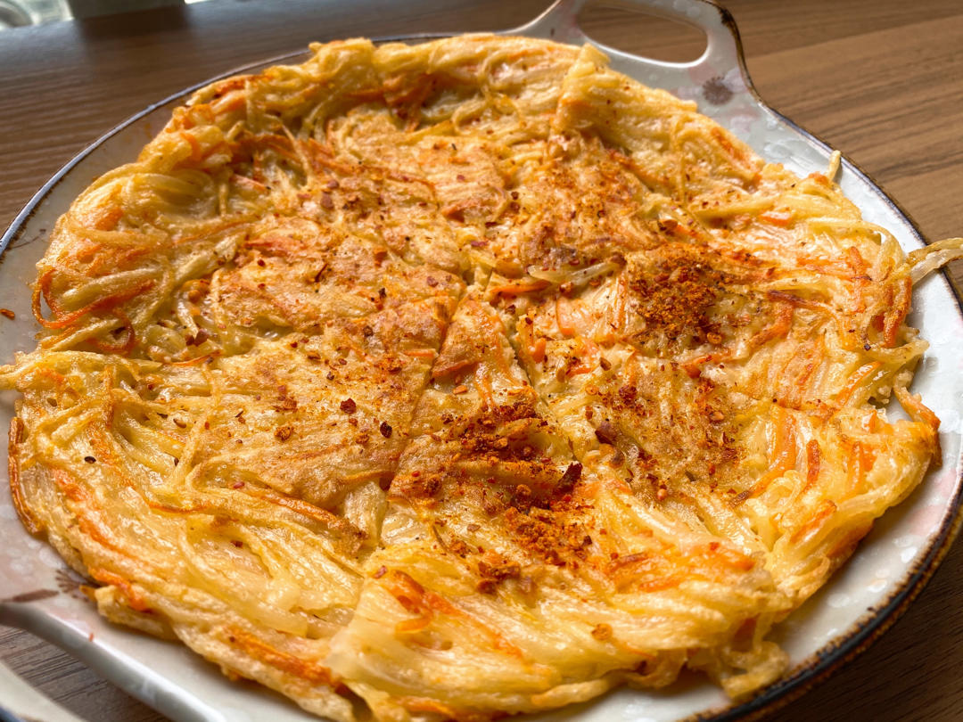 土豆红萝卜丝饼
