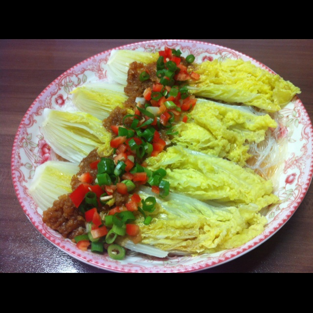 蒜蓉粉丝蒸娃娃菜