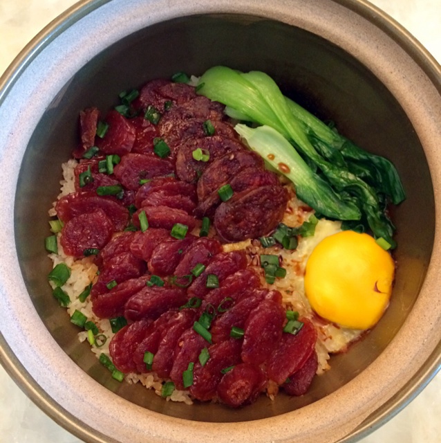 香肠煲仔饭