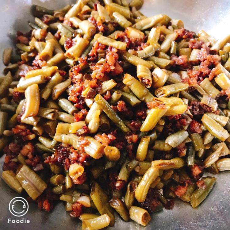 酸豆角肉沫
