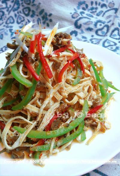 千张鸡丝的做法