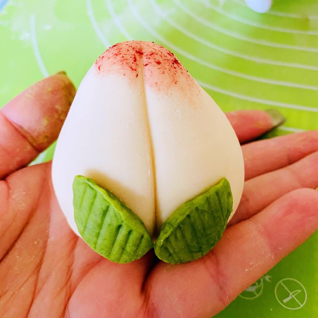 【寿桃包】中国人最传统的生日蛋糕，好惊艳！
