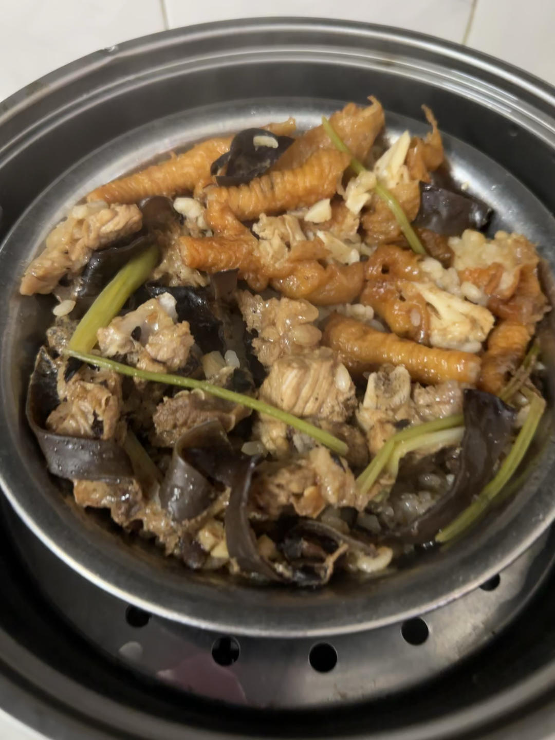 豉汁排骨蒸饭