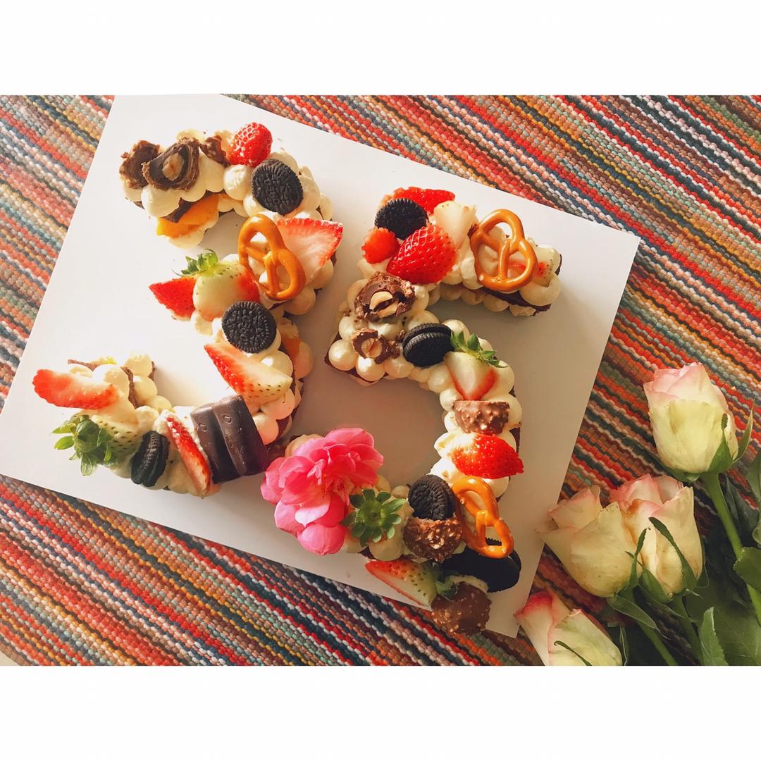 又美又作的数字蛋糕，手残小白也能做好（含视频）