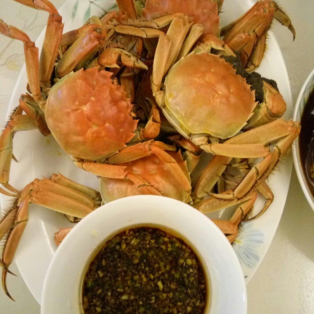 清蒸大闸蟹