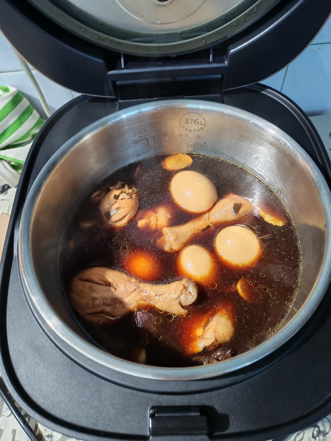 电饭煲卤鸡腿