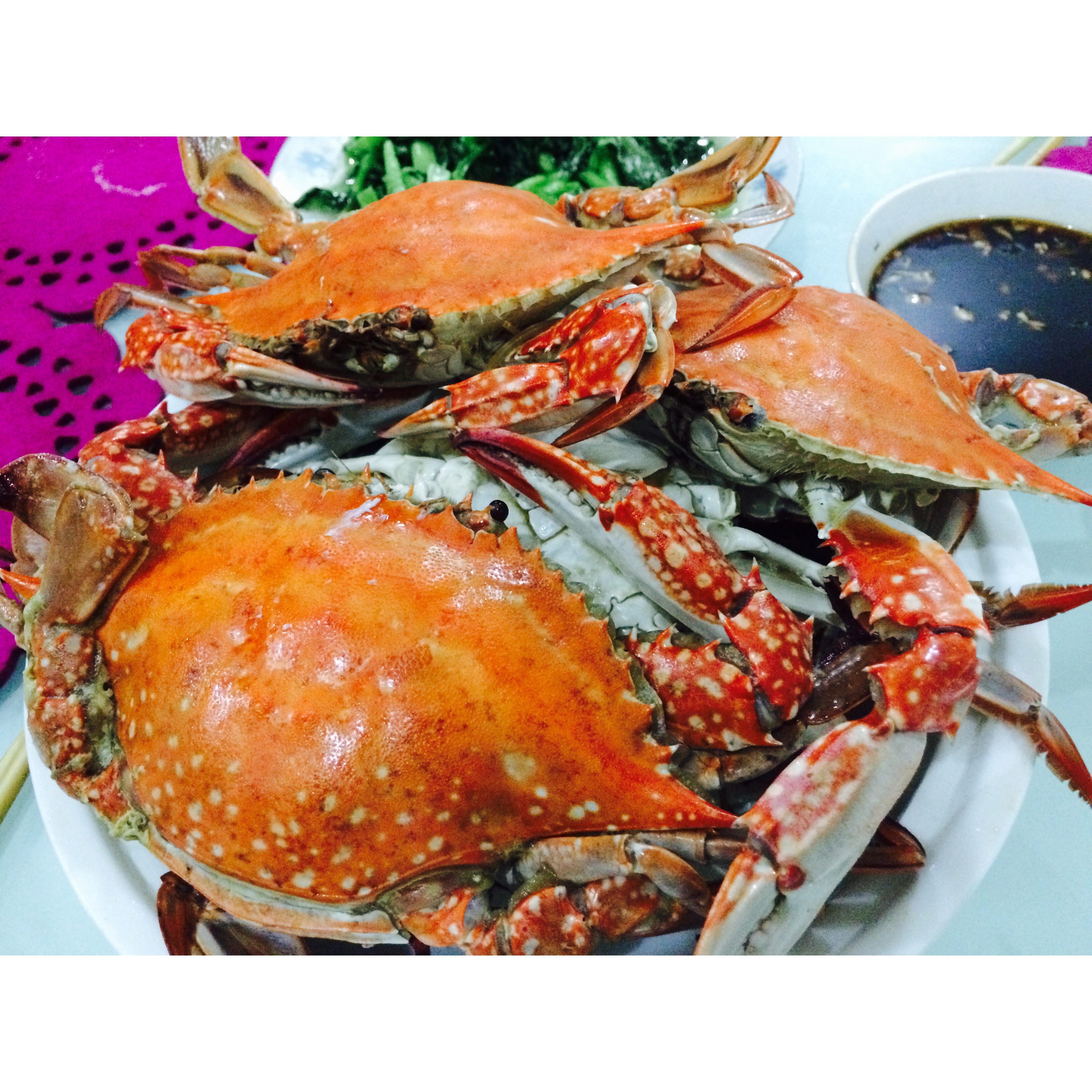 清蒸梭子蟹