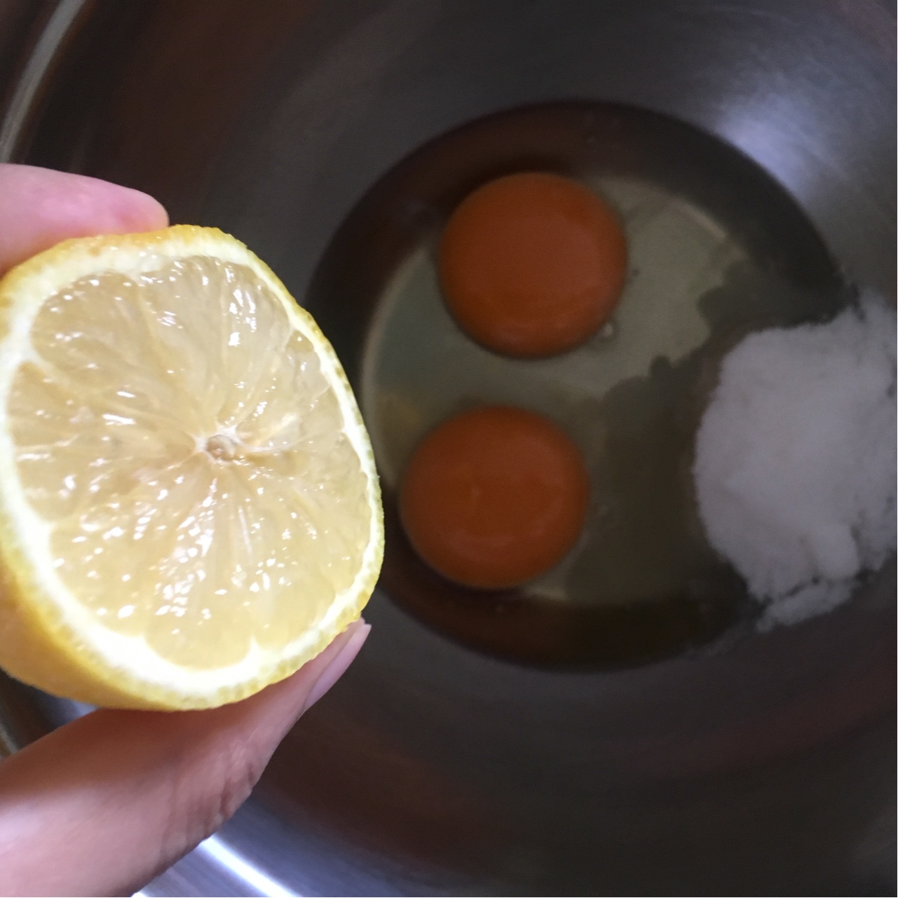 萌萌哒柠檬杯子蛋糕(可做星空版)的做法 步骤3