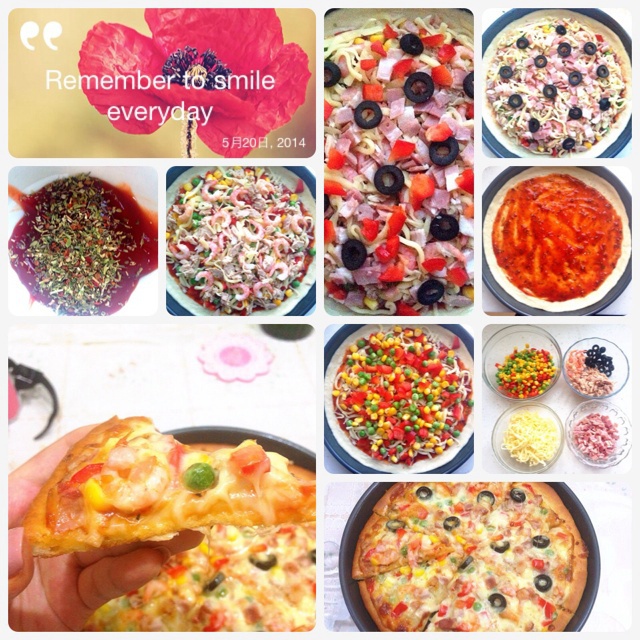 金枪鱼火腿pizza