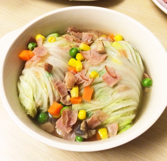 鲜香白菜包(八宝财袋)