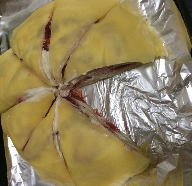 抹茶草莓千层蛋糕（可丽饼）mille crepe cake