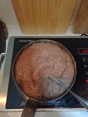 紫薯糕（附带红豆八宝馅料制作）的做法 步骤4