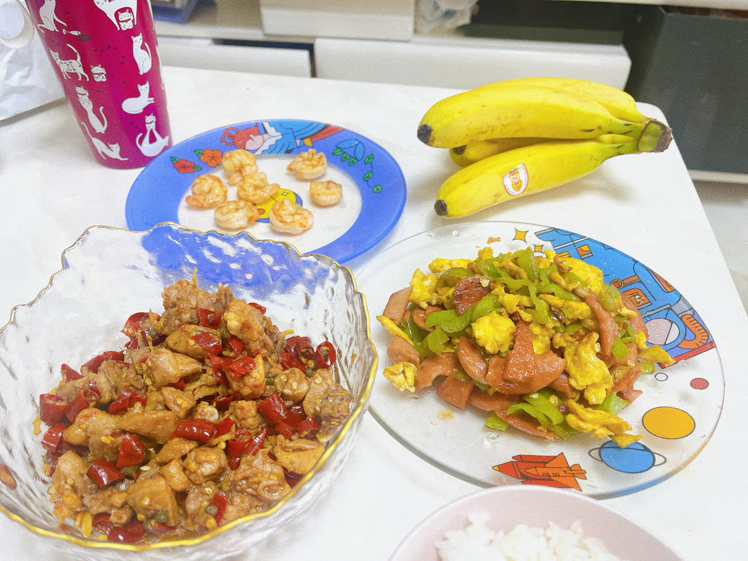 青椒火腿炒鸡蛋