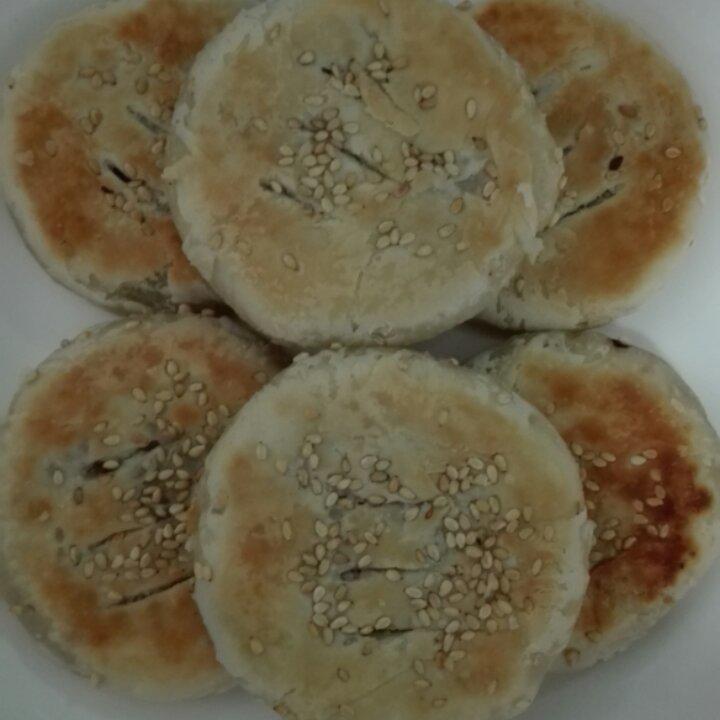 平底锅版红豆酥饼