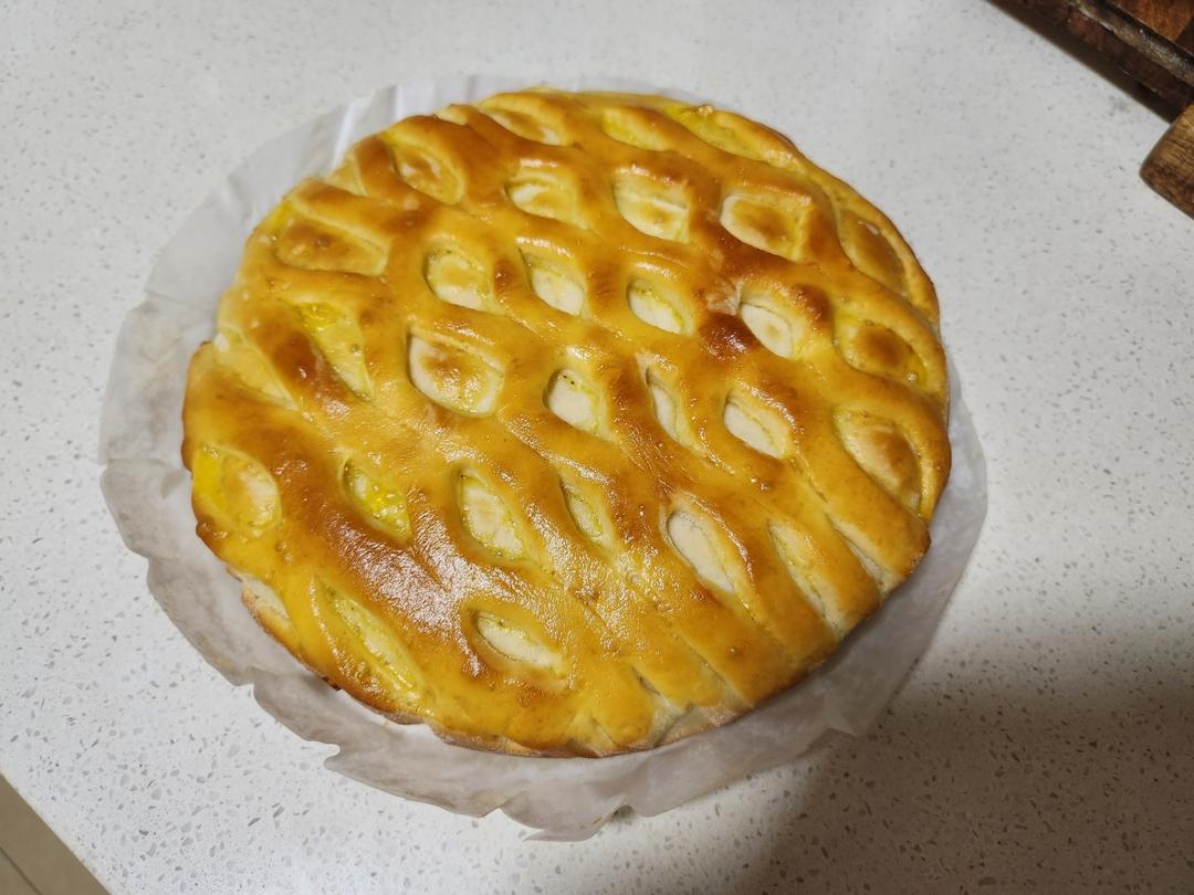 网纹果酱夹心面包