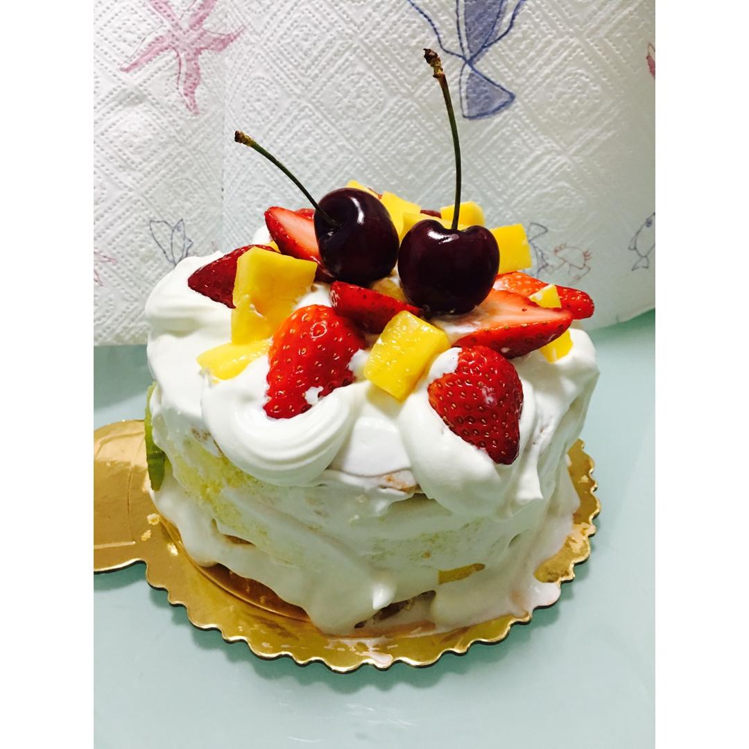 《Tinrry+》草莓奶油蛋糕（8寸配方）