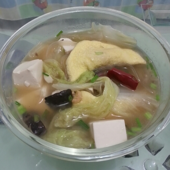 白菜炖豆腐
