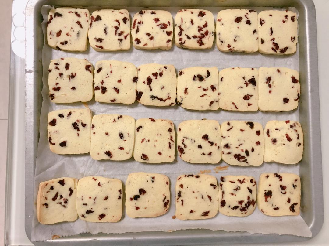 低糖少油版蔓越莓饼干