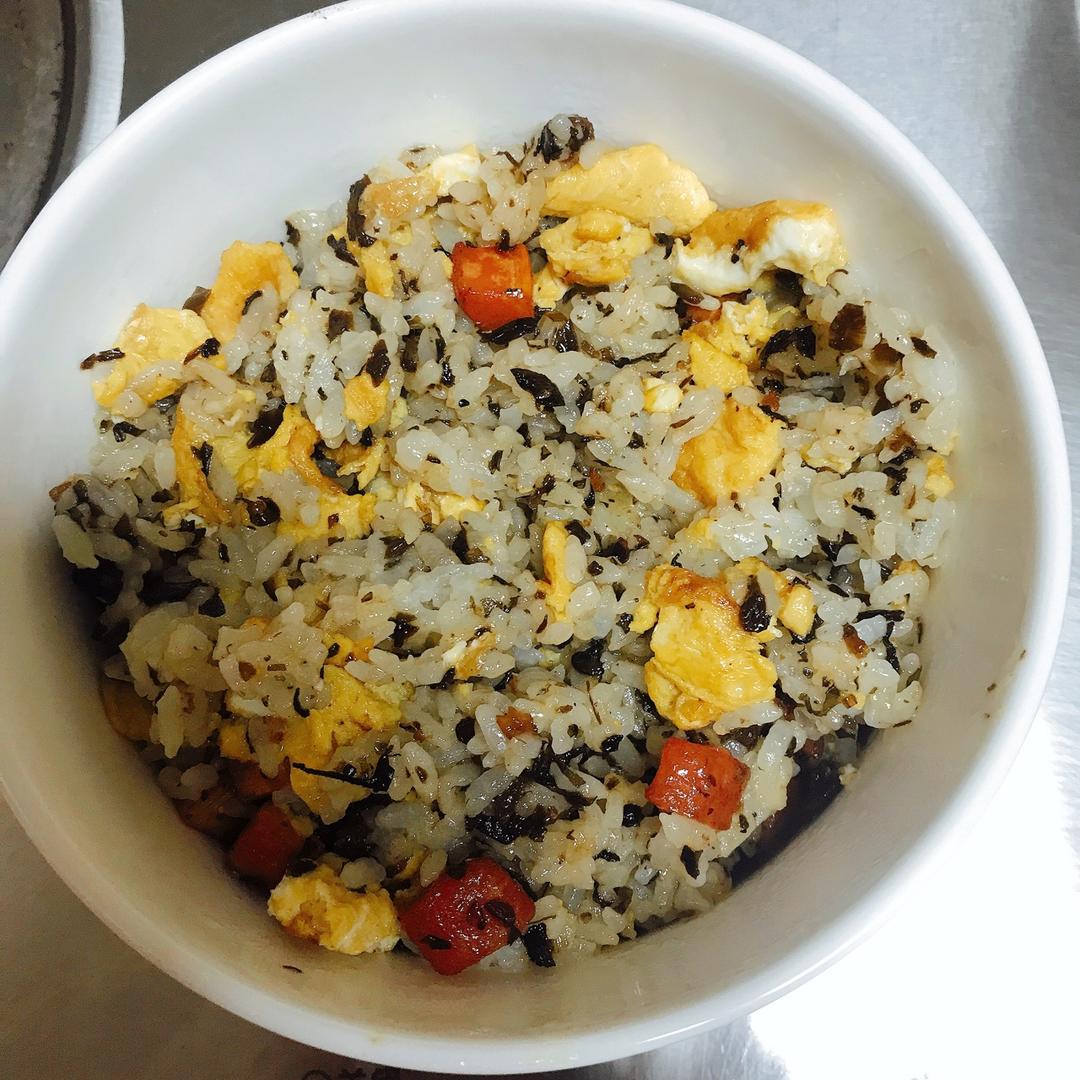 bittermoon----做的芽菜蛋炒饭