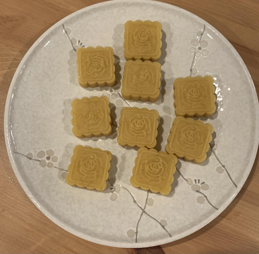 奶香绿豆糕（无豆腥味，超快手不麻烦）