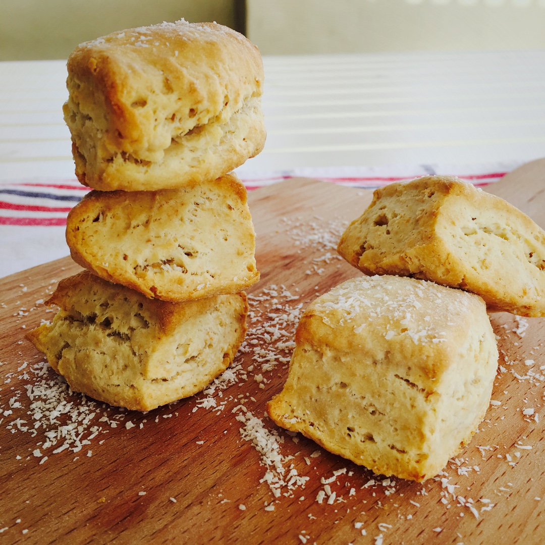 朴素的椰子油咸司康<Coconut Oil Biscuits>