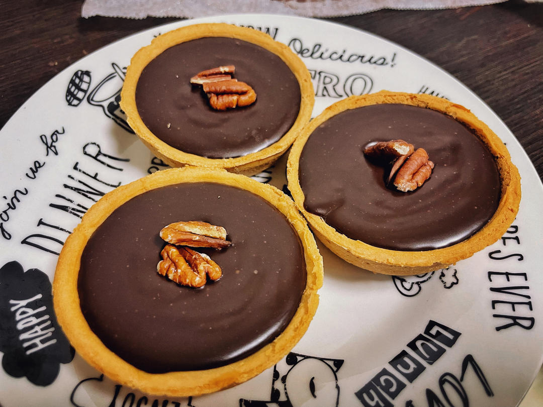 翻译食谱 | 100%巧克力塔🍫